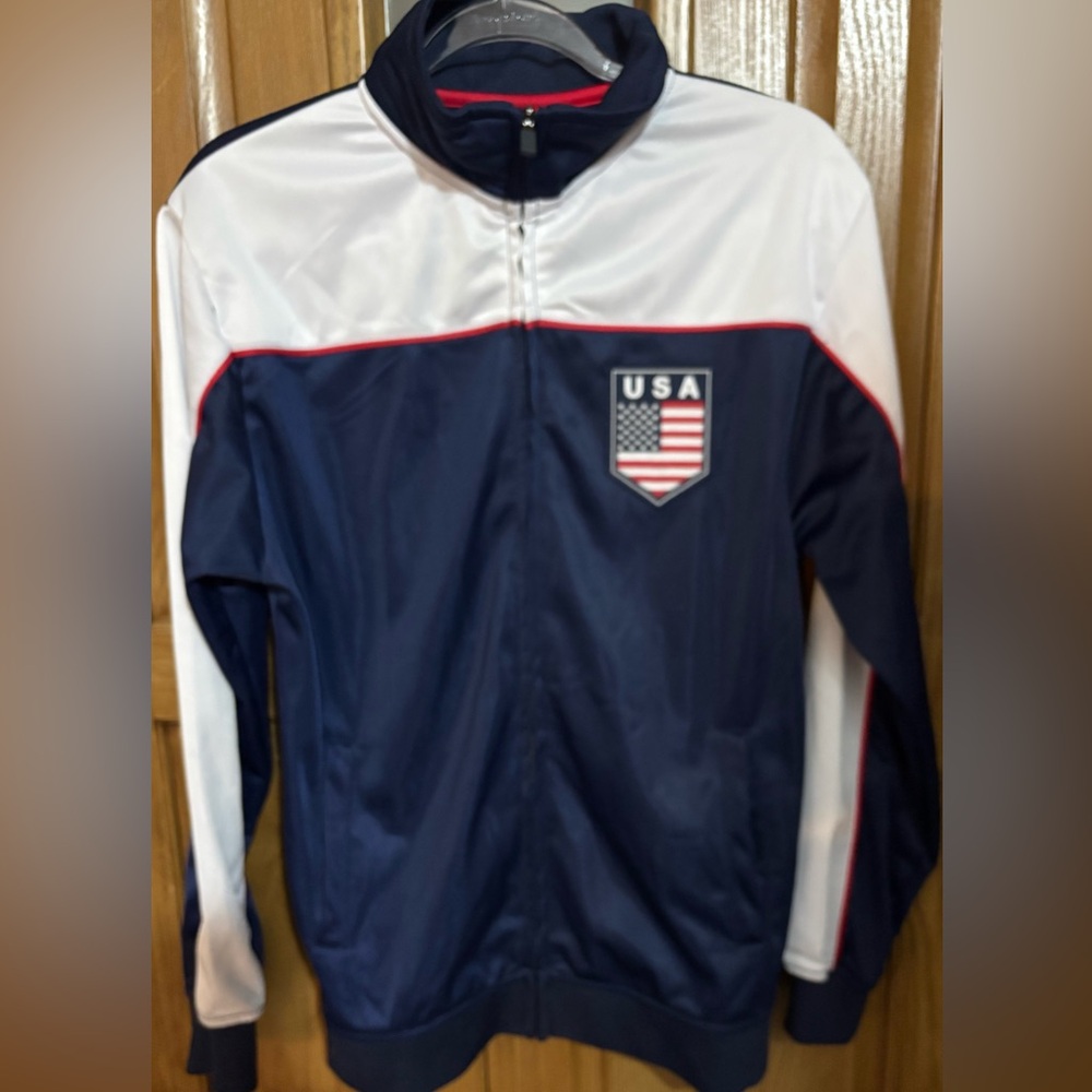 United States USA Officially Licensed Rhinox Track Soccer Jacket Size Small